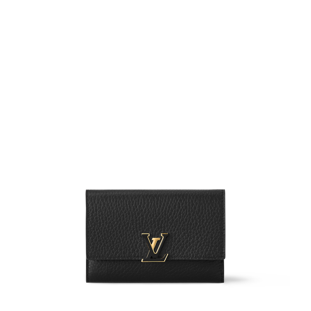 Capucines Compact Wallet Taurillon Leather - Wallets and Small